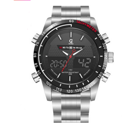 Sports watch alloy watch steel belt