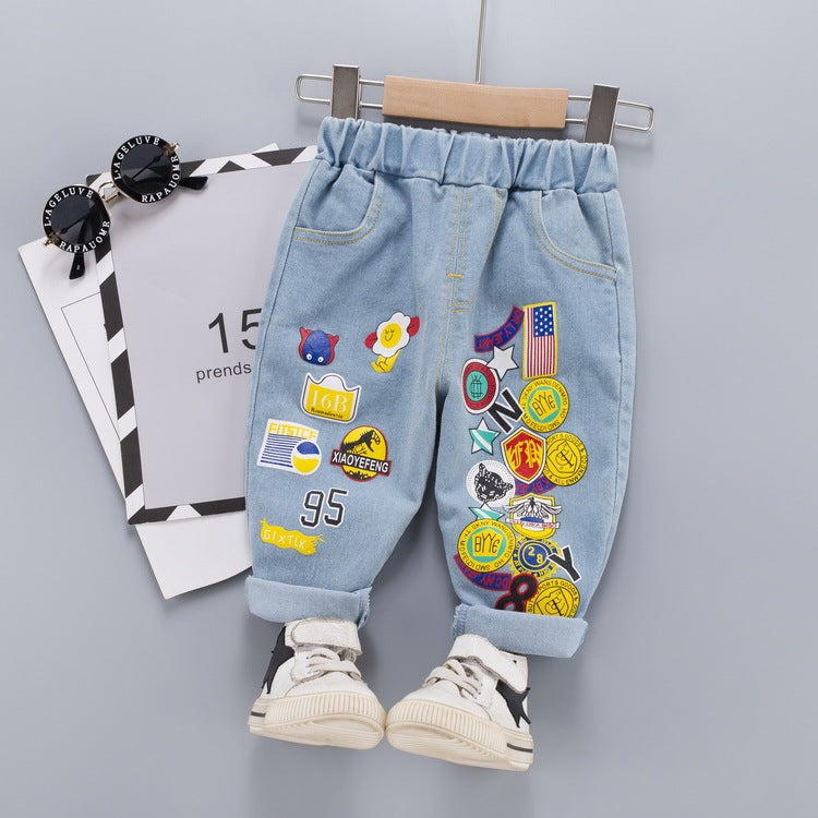 Autumn new children's jeans