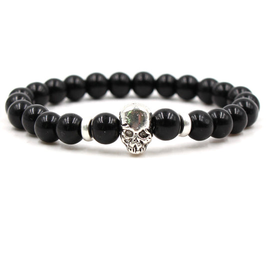 Lion head Buddha head leopard head elastic bracelet