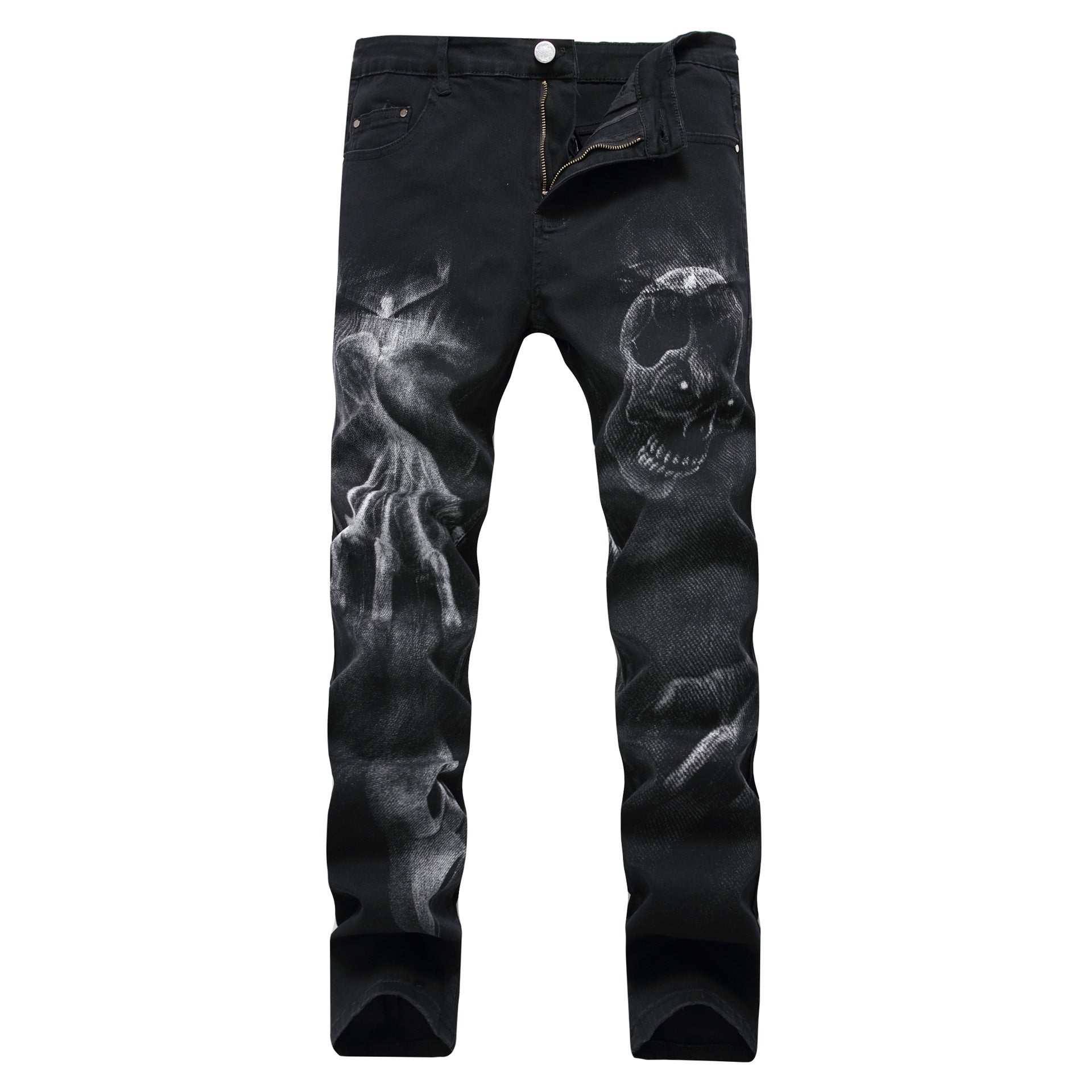 Personalized 3D Pattern Slim Men's Amazon Jeans Pants