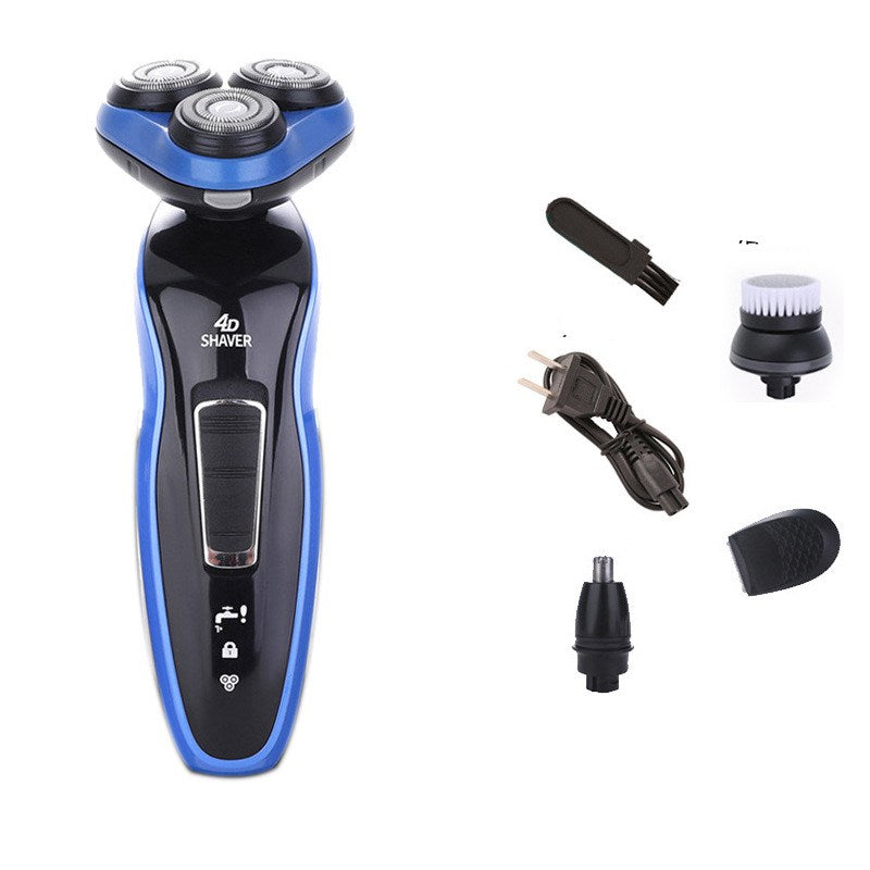 4-in-1 Rechargeable Electric Shaver and Trimmer for Men