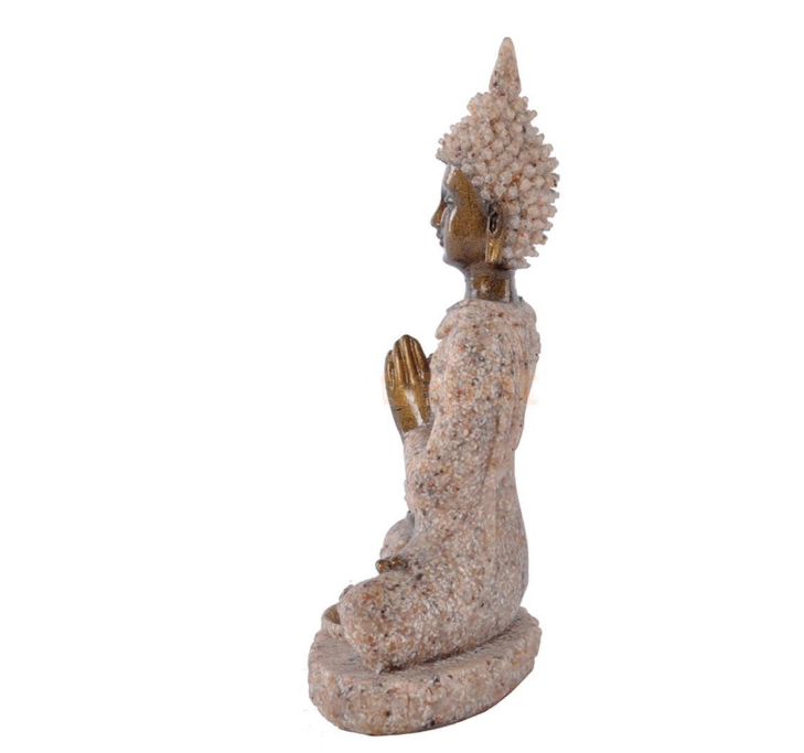 Sandstone resin crafts small sitting Buddha ornaments