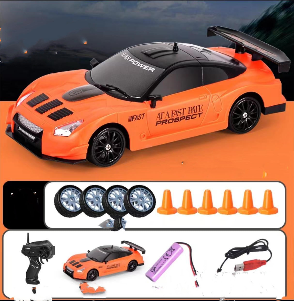 2.4G RC Drift Car: Remote Control GTR AE86 Toy 