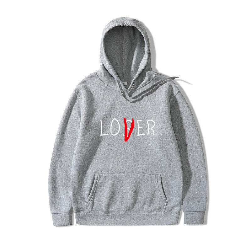 Printed Hooded Sweater men's and women's hoodies