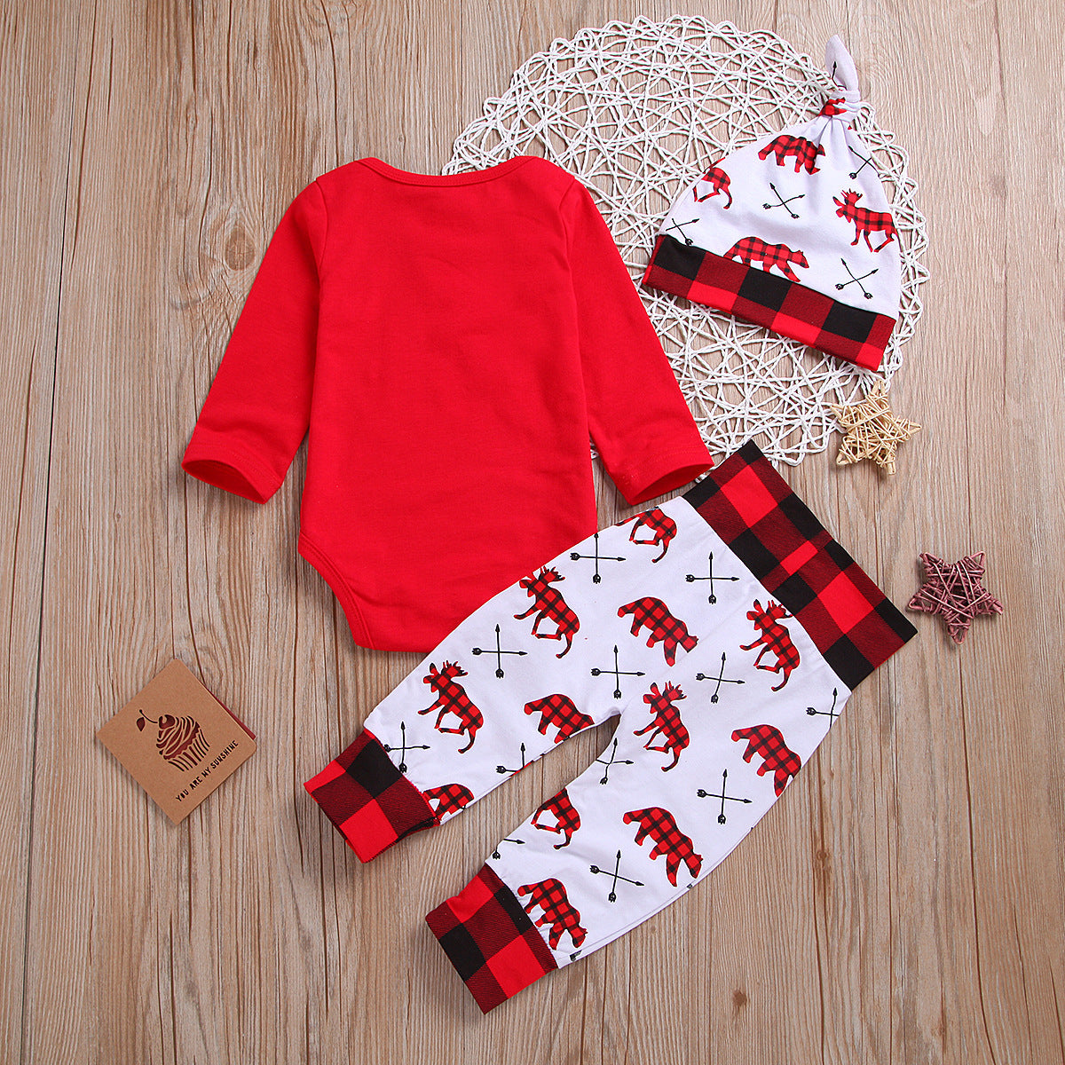 Girls' Christmas suit