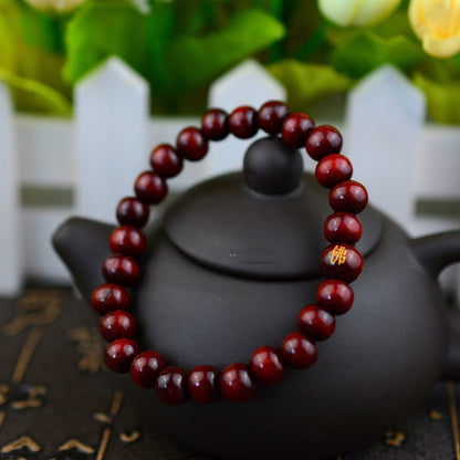 Wooden Bead 8MM Buddha Bead Bracelet