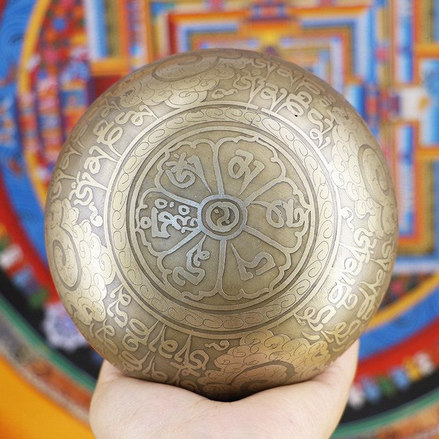 Handmade Buddha Sound Yoga meditation bowl