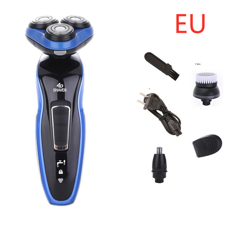 4-in-1 Rechargeable Electric Shaver and Trimmer for Men