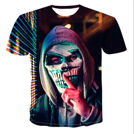 Mens Skull T shirts 3D t- shirts 