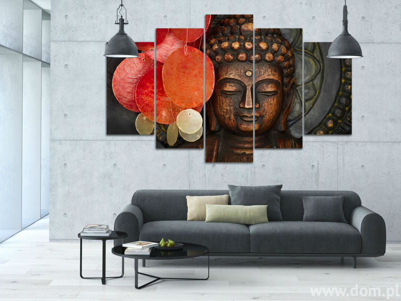 Brown buddha painting