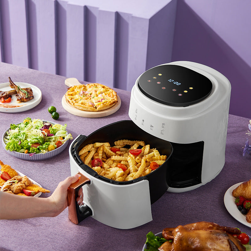 Air Fryer Large Capacity 6L 8L Intelligent Electric Fryer 