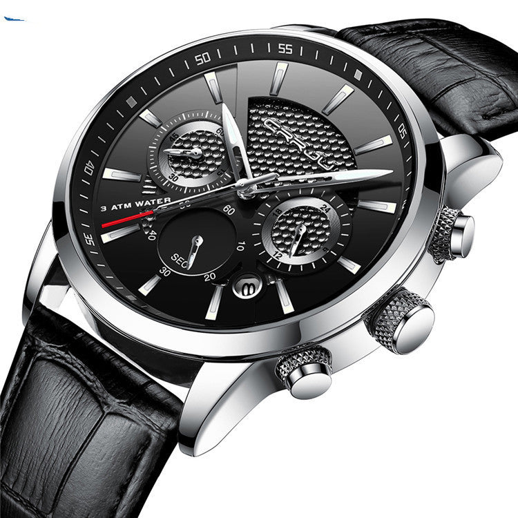 CRRJU six-hand chronograph watch