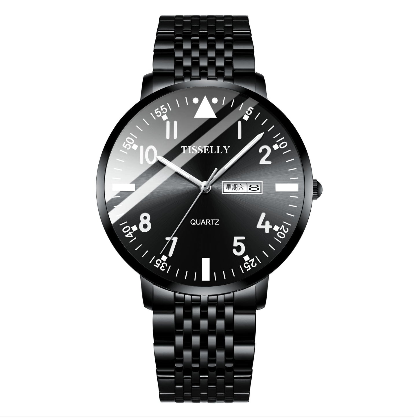 Men's Business Casual Steel Belt Quartz Watch