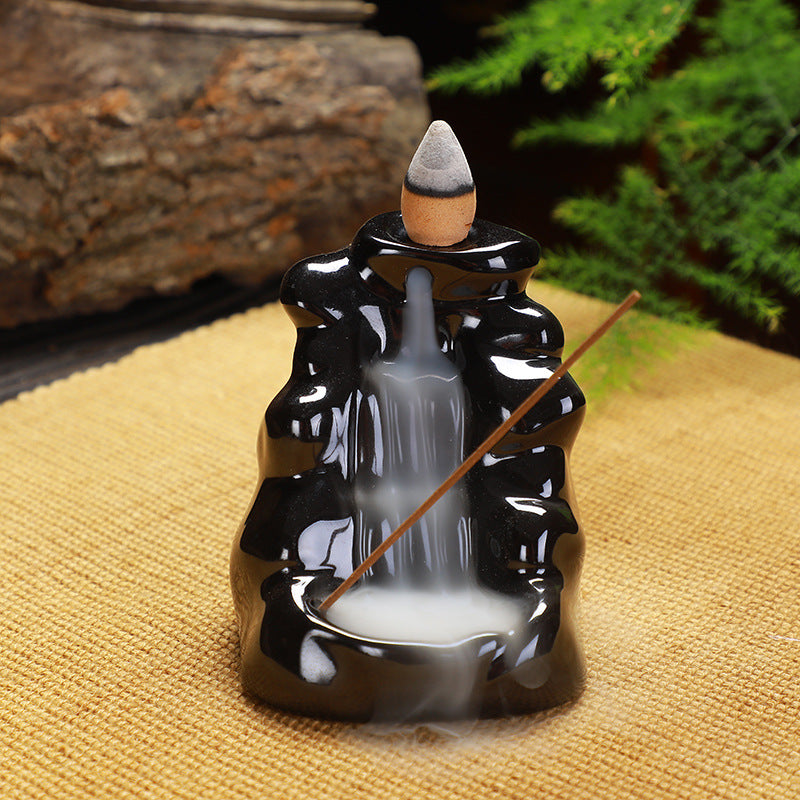 Ceramic Backflow Incense Burner Handicraft Ornaments