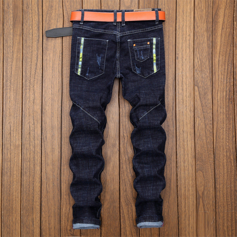 Men's stretch denim pants