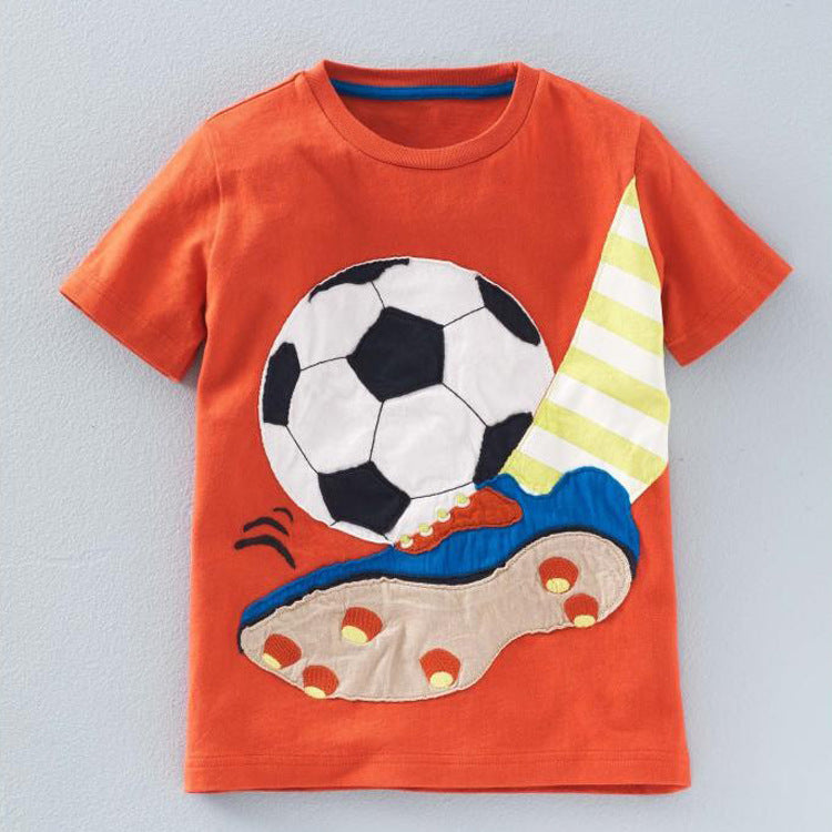 Pure cotton printed casual children's wear