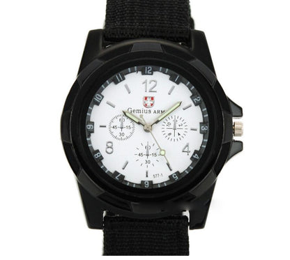 Cloth Belt Weaving Belt Military Watch Sea and Land Air Force Movement Quartz Military Watch