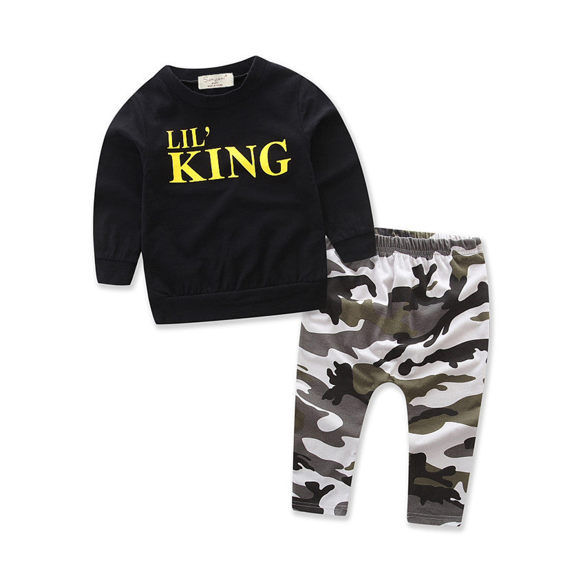 KING Letter Camo Set