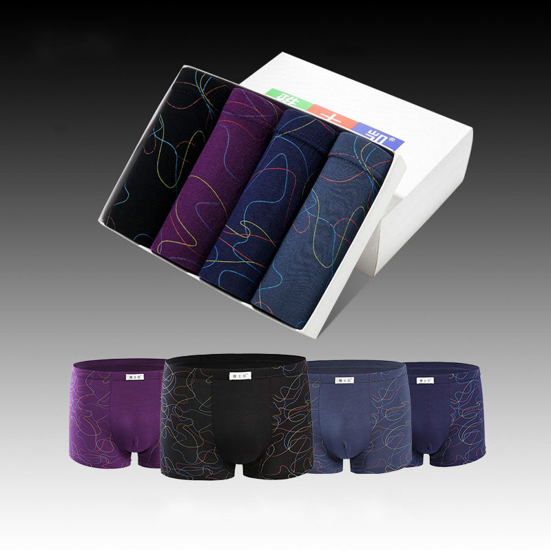 Men's boxer briefs 4pcs 