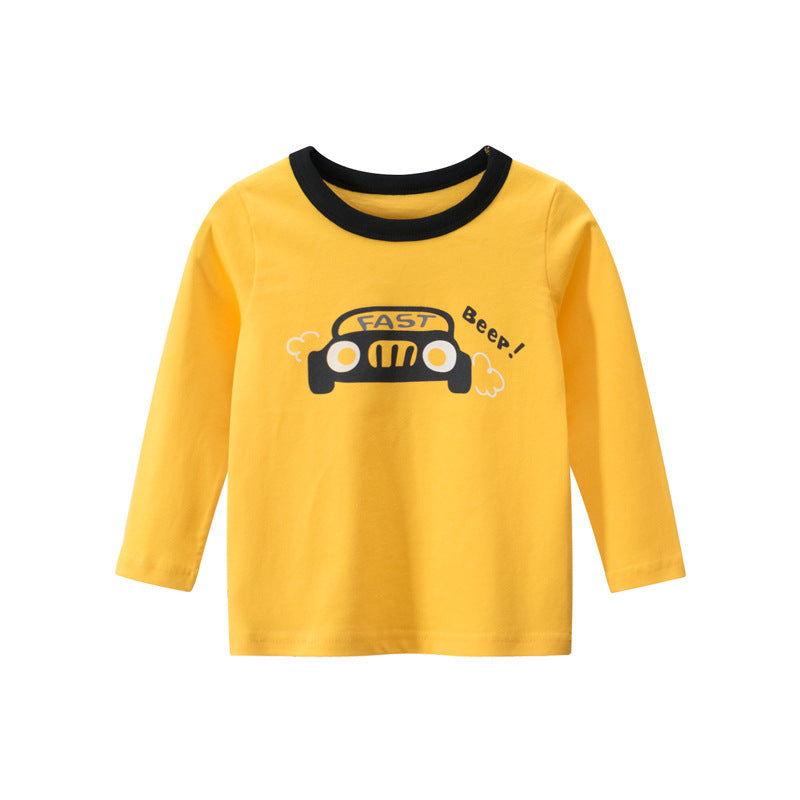 Children's long-sleeved T-shirt bottoming shirt