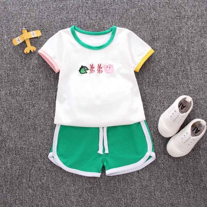 Boys short sleeve suit