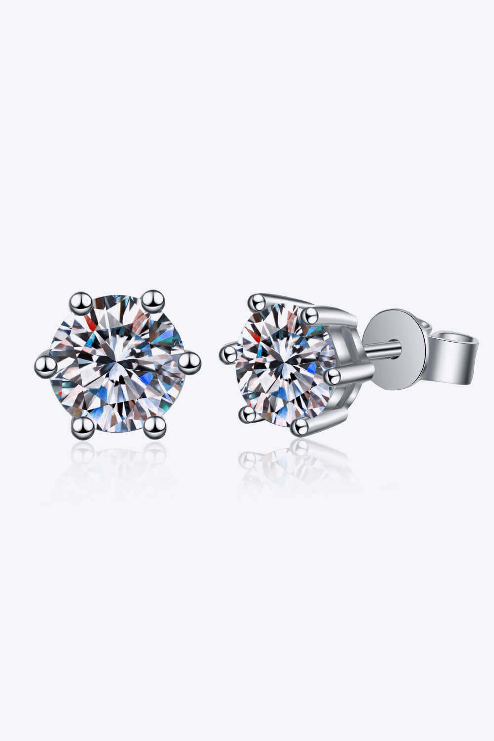 Adored Moissanite Stud Earrings 