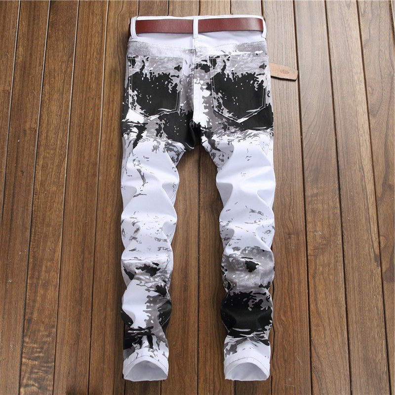 Straight-leg casual pants