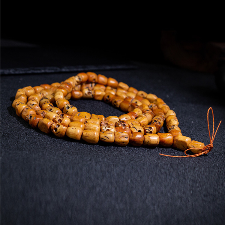 Yak bone Buddha bead string