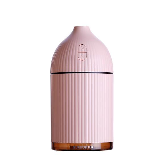 300ML White Aromatherapy Diffuser USB Ultrasonic Air Humidifier Mist Maker Aroma Essential Oil Diffuser for Home with LED Light