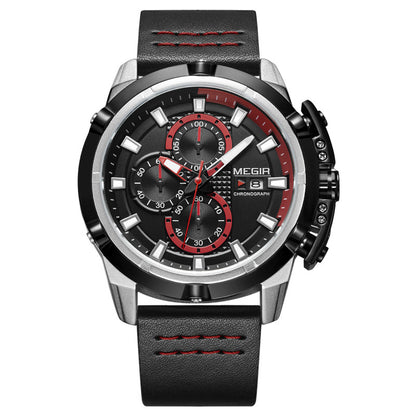 Multifunctional chronograph calendar quartz watch