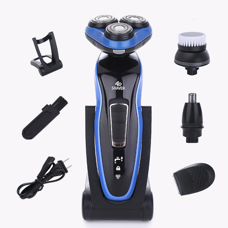 4-in-1 Rechargeable Electric Shaver and Trimmer for Men