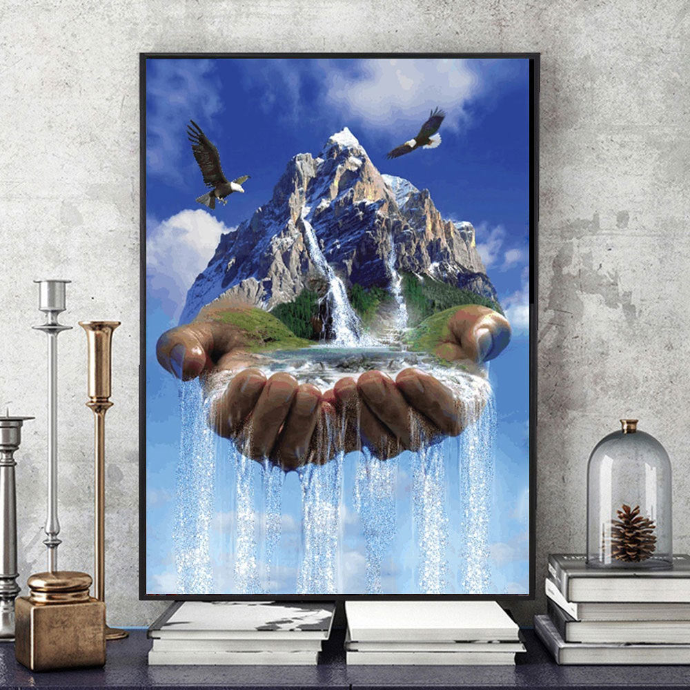 Waterfall Theme Diamond Painting Full 5D Embroidery