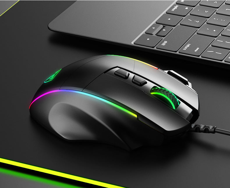 Wired Gaming Custom Programming Mechanical Mouse