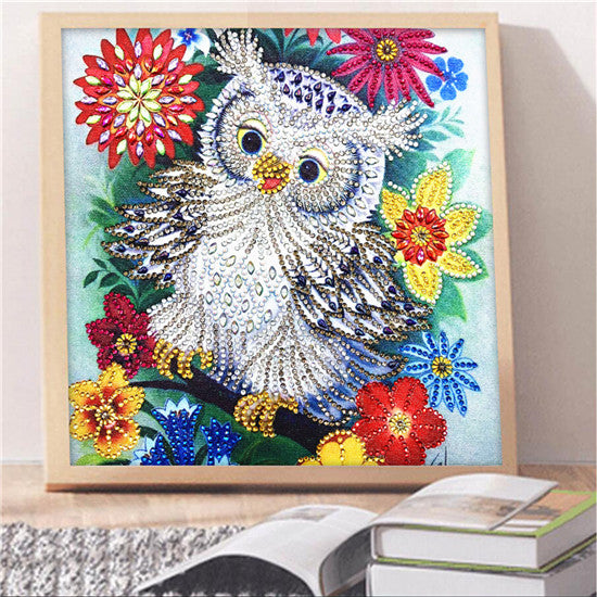 5D DIY diamond painting animal pattern shaped diamond cross stitch