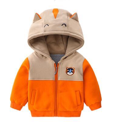 Fashion Simple Padded Children's Hooded Jacket