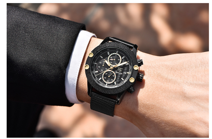 Men's Quartz Watch Multifunctional Casual Wrist