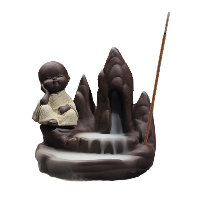 Backflow incense burner