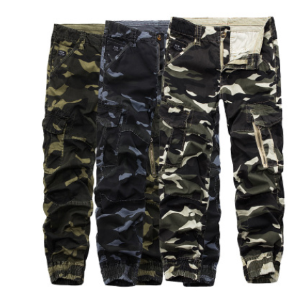 Camouflage casual pants Foreign trade men's leg pants fashion wild trousers