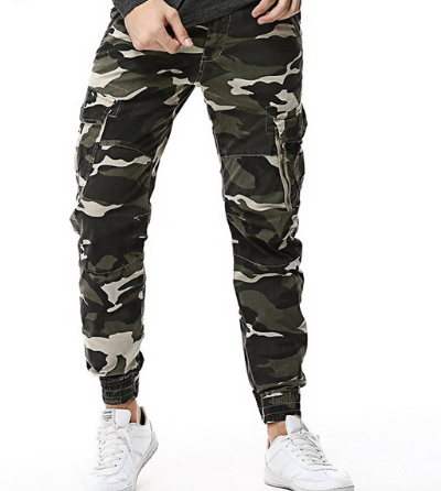 Camouflage casual pants Foreign trade men's leg pants fashion wild trousers