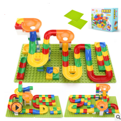 Children's Large Particle Assembled Slide Puzzle Blocks Toy 