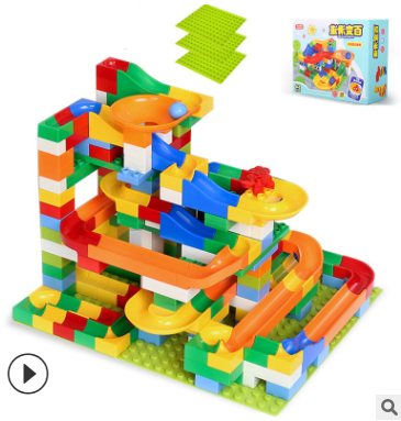 Children's Large Particle Assembled Slide Puzzle Blocks Toy