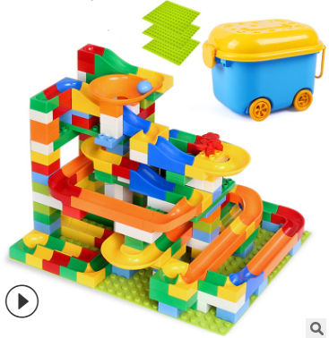 Children's Large Particle Assembled Slide Puzzle Blocks Toy