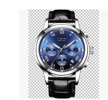 Mens Leather Casual Watch