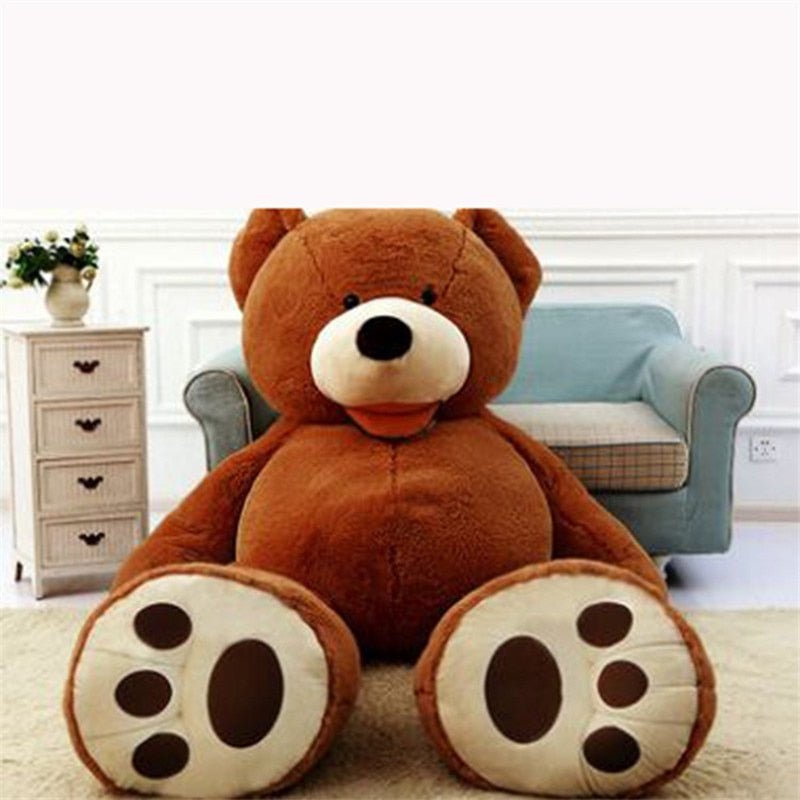 Giant Teddy Bear Plush Toy Huge  Soft Toys  Leather Shell 