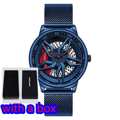 Rotating Cool Personality Wheel Watch Waterproof