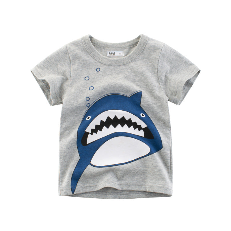 Fashion Children's Round Neck Short Sleeve