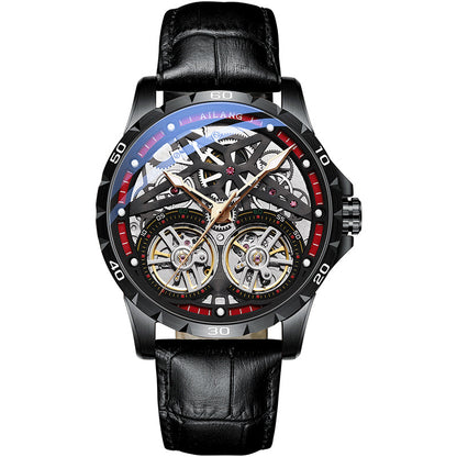 Automatic hollow mechanical men's watch