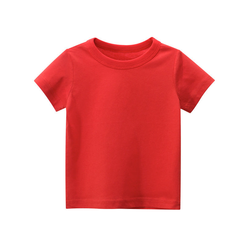 Children's Clothes In Solid Color And No Pattern