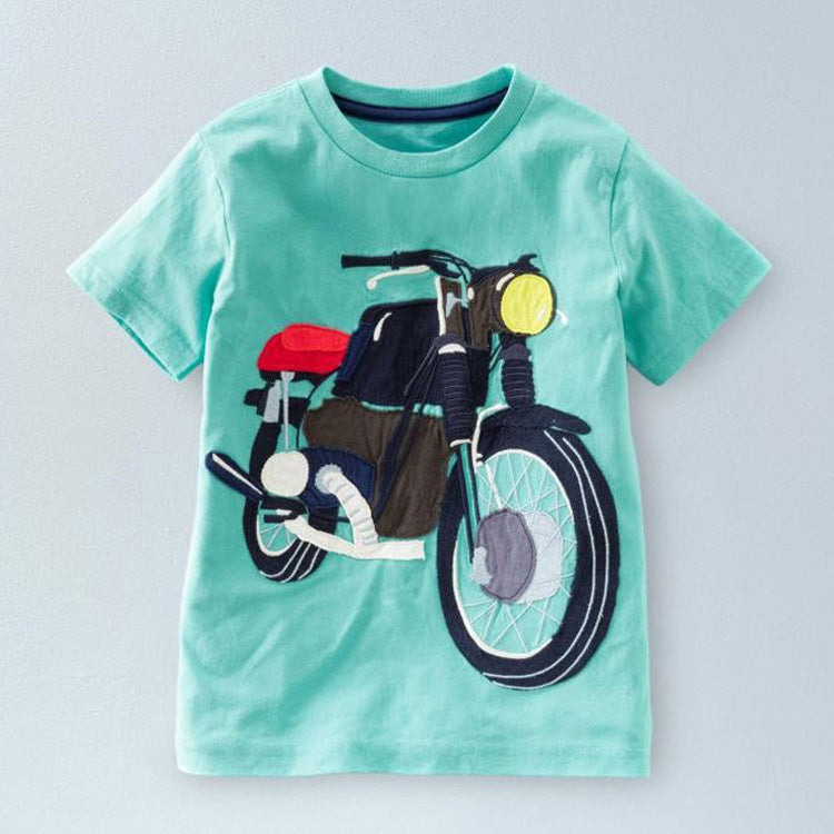 Pure cotton printed casual children's wear