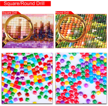 3D Diamond Painting DIY Needlework Mosaic Picture Rhinestone Embroidery